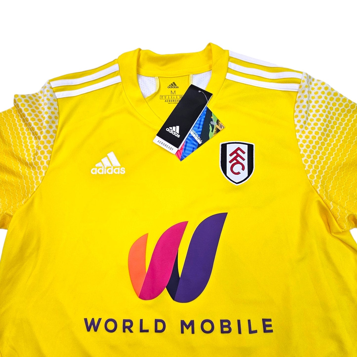 2021/22 Fulham Third Football Shirt (M) Adidas #28 Carvalho