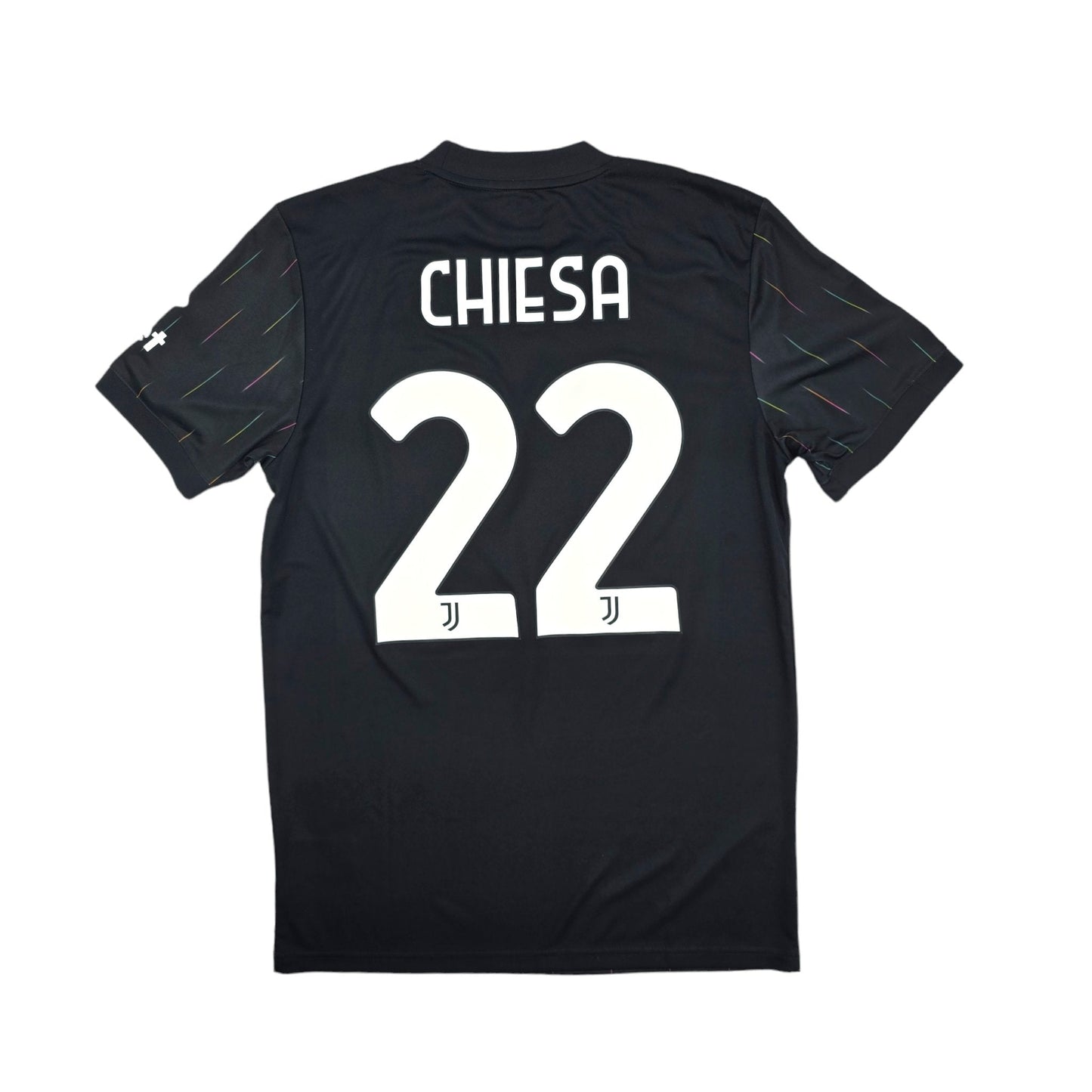 2021/22 Juventus Away Football Shirt (M) Adidas #22 Chiesa