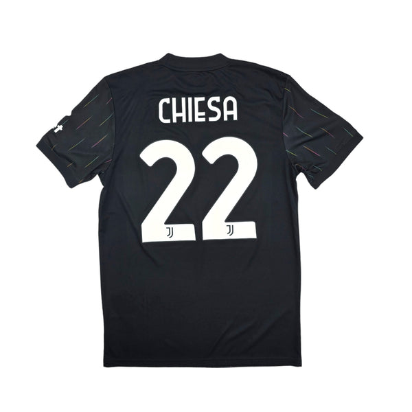 2021/22 Juventus Away Football Shirt (M) Adidas #22 Chiesa