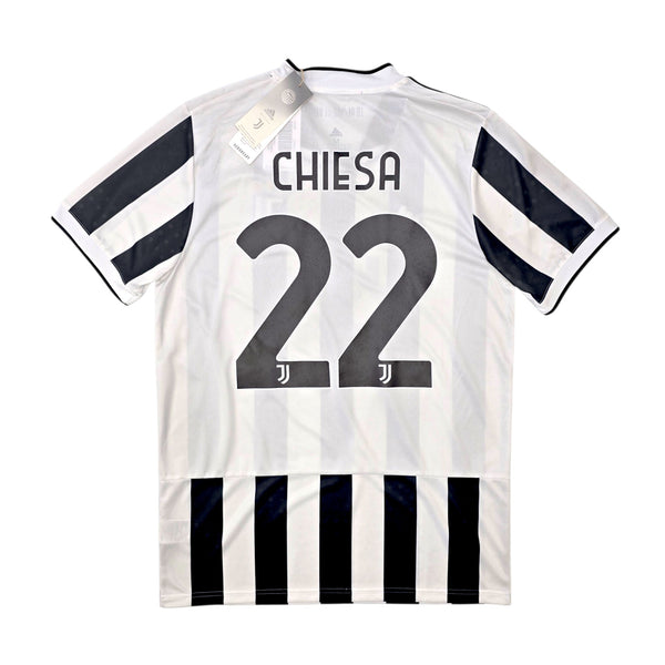 2021/22 Juventus Home Football Shirt (M) Adidas #22 Chiesa (BNWTs)