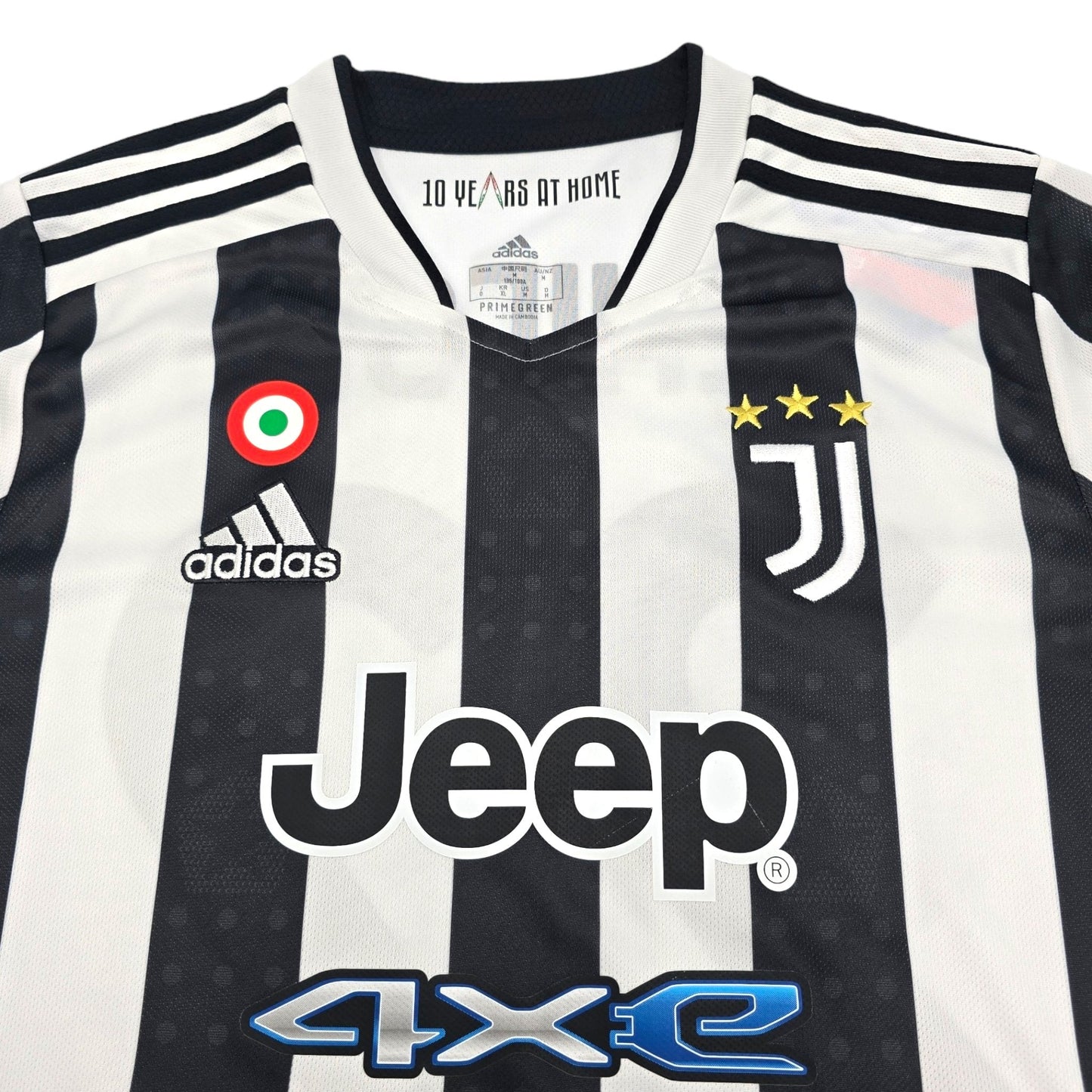 2021/22 Juventus Home Football Shirt (M) Adidas #22 Chiesa