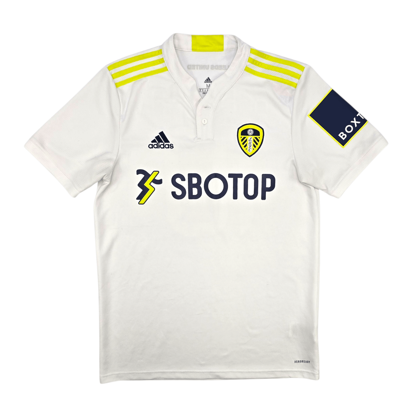 2021/22 Leeds United Home Football Shirt (M) Adidas #10 Raphinha