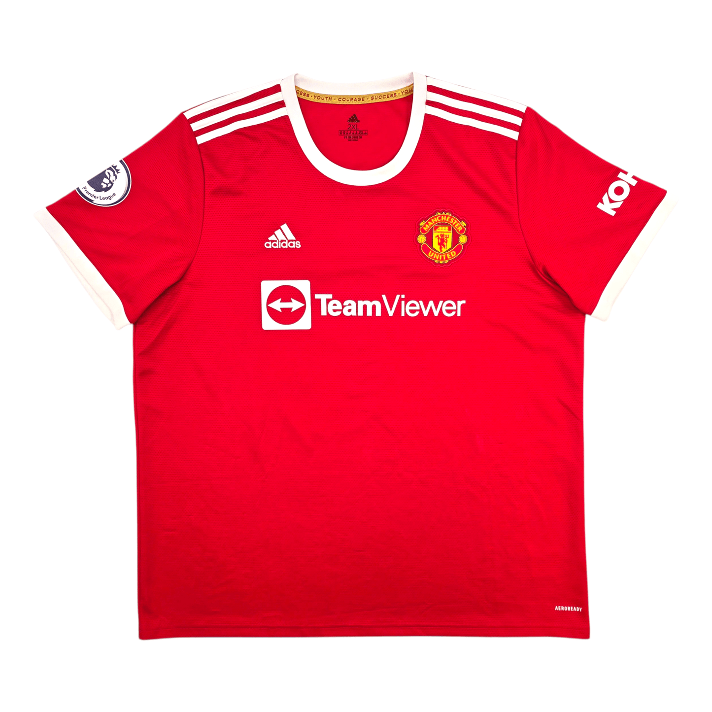 2021/22 Manchester United Home Football Shirt (2XL) Adidas #18 B.Fernandes