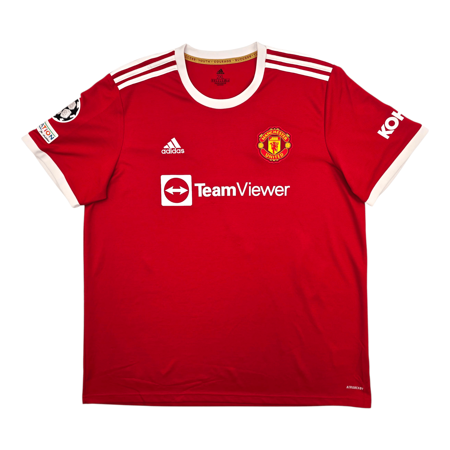 2021/22 Manchester United Home Football Shirt (2XL) Adidas #7 Ronaldo
