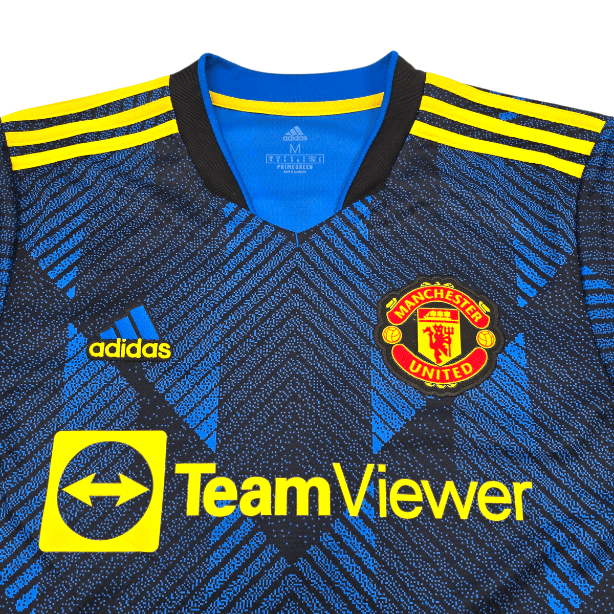 2021/22 Manchester United Third Football Shirt (M) Adidas #25 Sancho