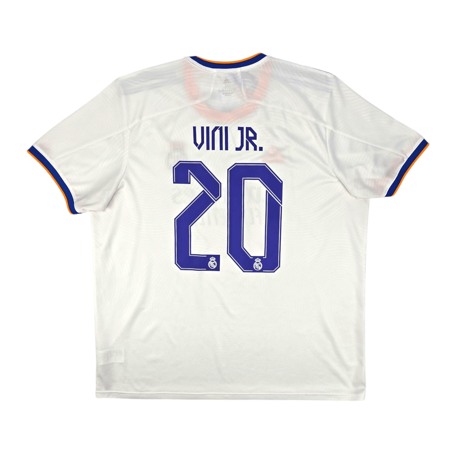 2021/22 Real Madrid Home Football Shirt (2XL) Adidas #20 Vini Jr.