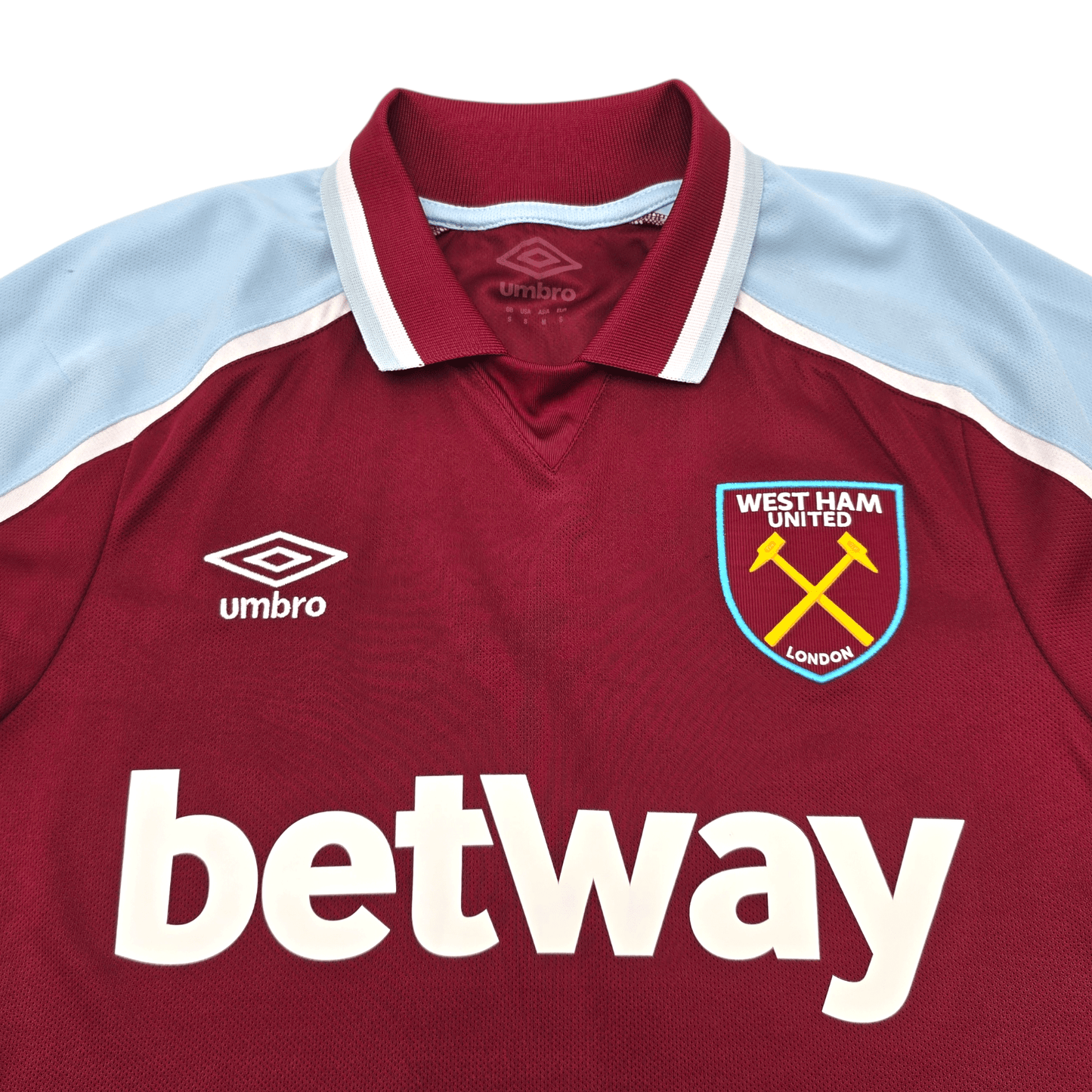 2021/22 West Ham United Home Football Shirt (S) Umbro #20 Bowen