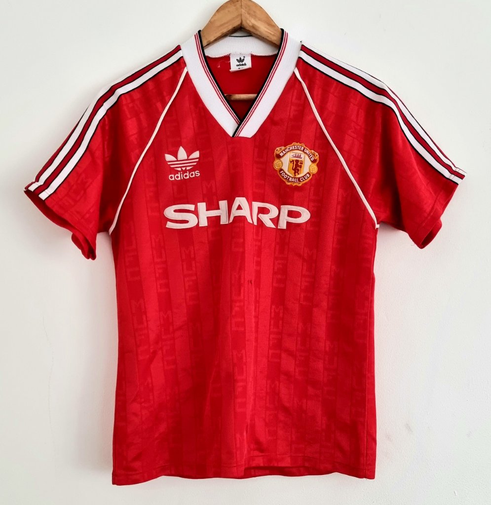 Adidas Manchester United 88/90 Home Shirt Medium