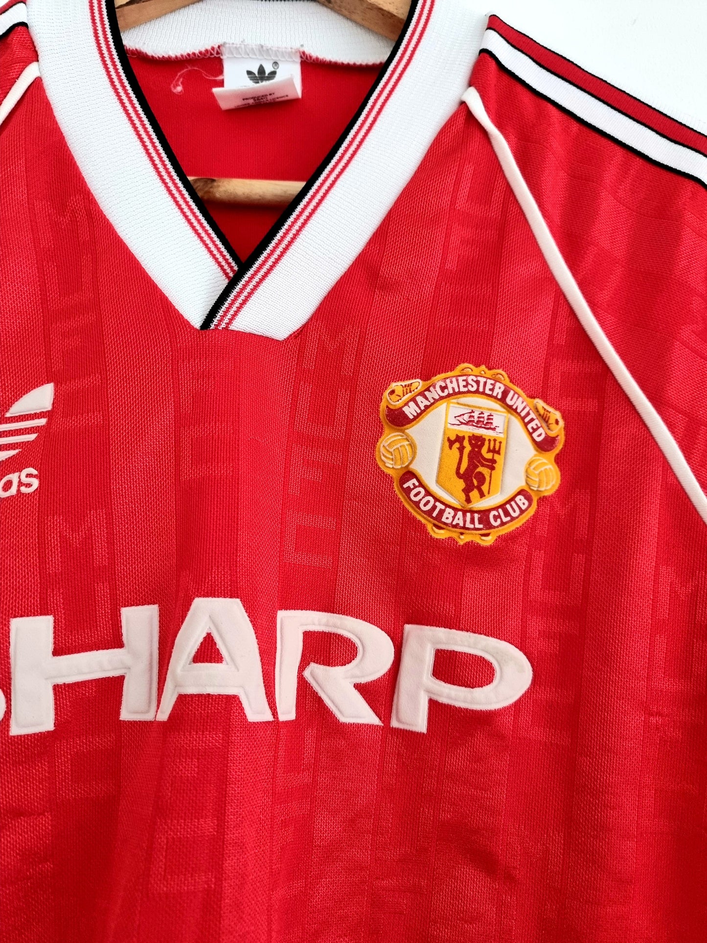 Adidas Manchester United 88/90 Home Shirt Medium