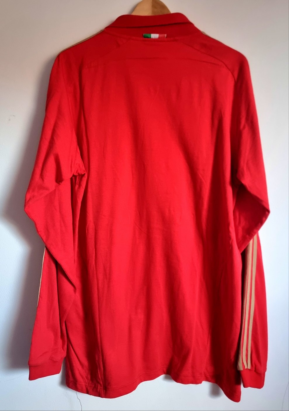 Adidas AC Milan 2010/11 Long Sleeve Training Polo Shirt Large