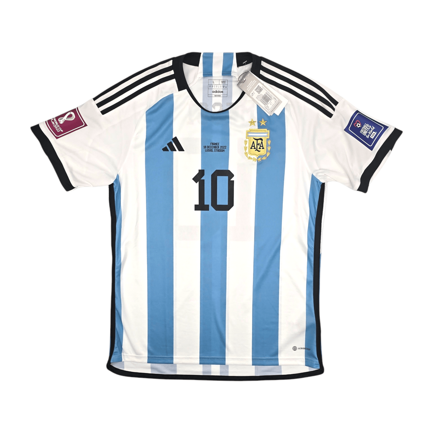 2022/23 Argentina Home Football Shirt (L) Adidas #10 Messi (BNWTs)