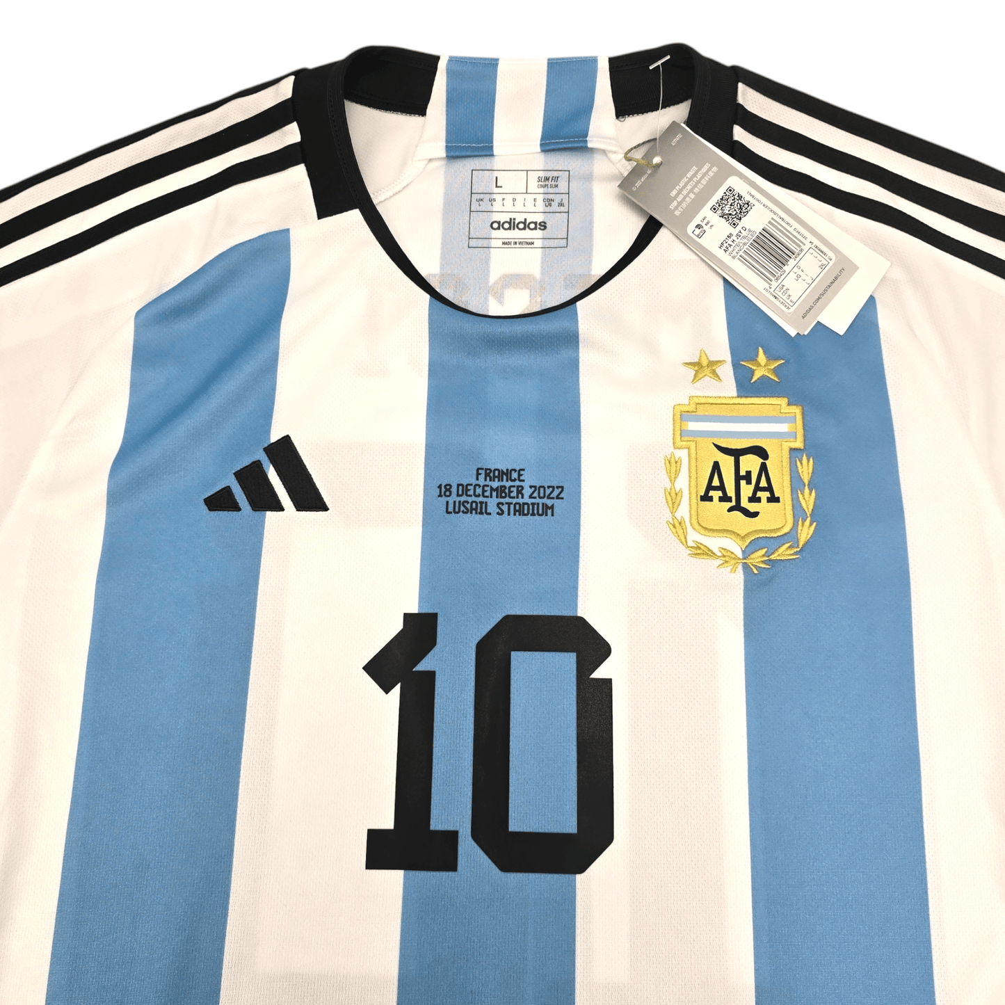 2022/23 Argentina Home Football Shirt (L) Adidas #10 Messi (BNWTs)