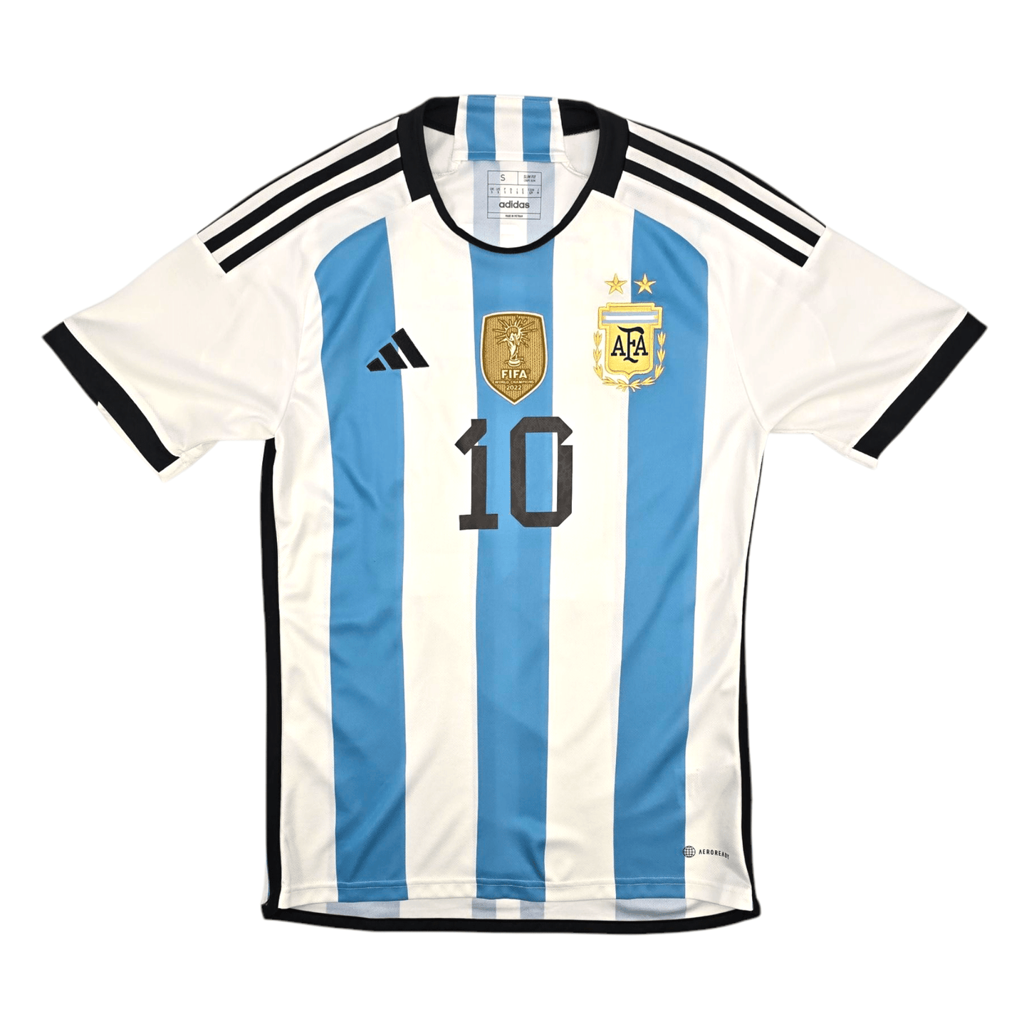 2022/23 Argentina Home Football Shirt (S) Adidas #10 Messi