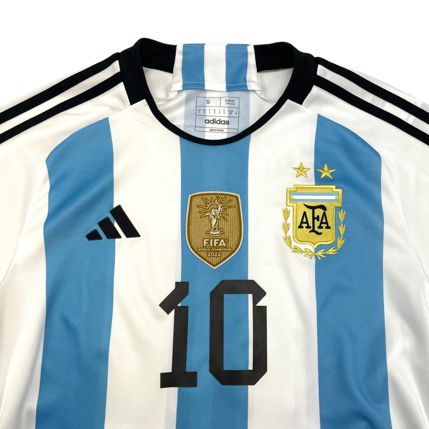 2022/23 Argentina Home Football Shirt (S) Adidas #10 Messi