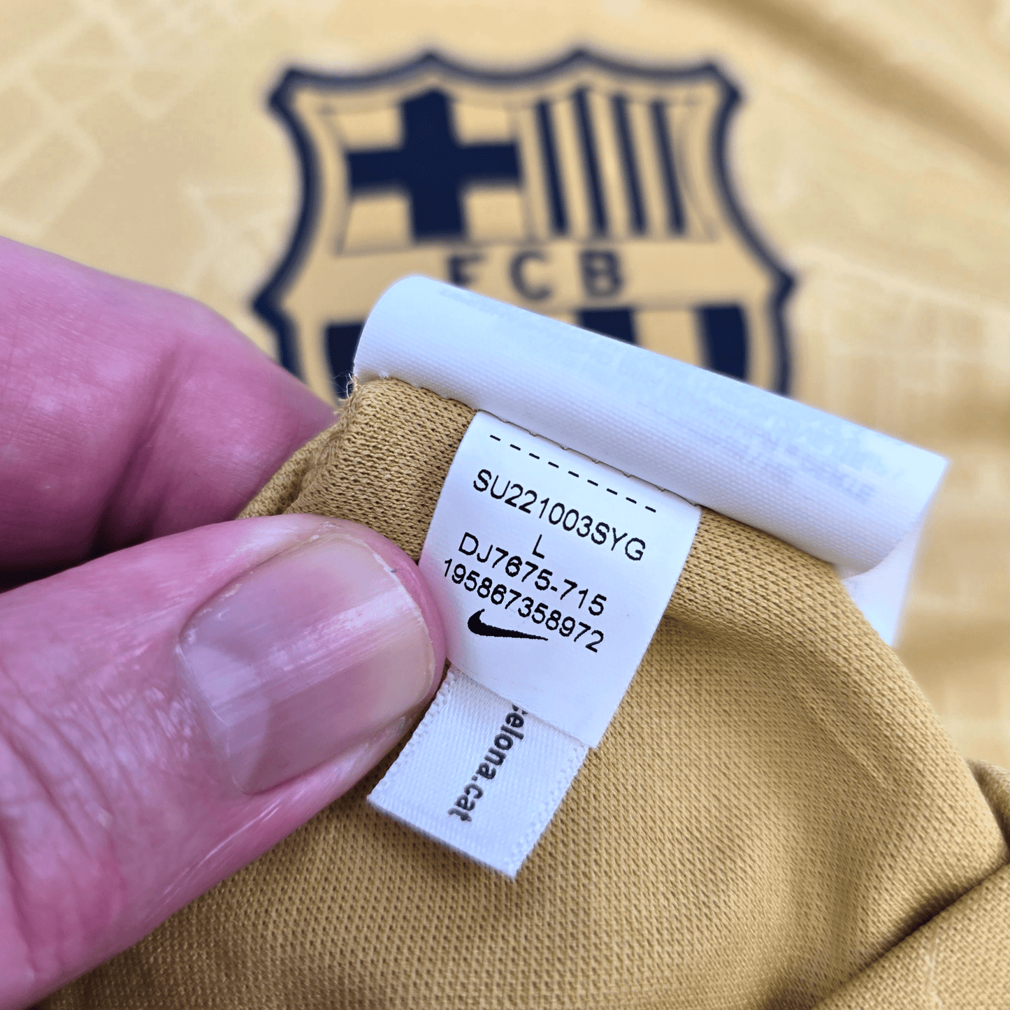 2022/23 Barcelona Away Football Shirt (L) Nike #41 Lamine Yamal (BNWTs)