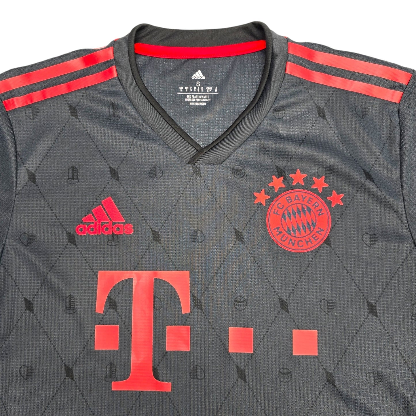 2022/23 Bayern Munich Third Football Shirt (S) Adidas #42 Musiala (Player Version)