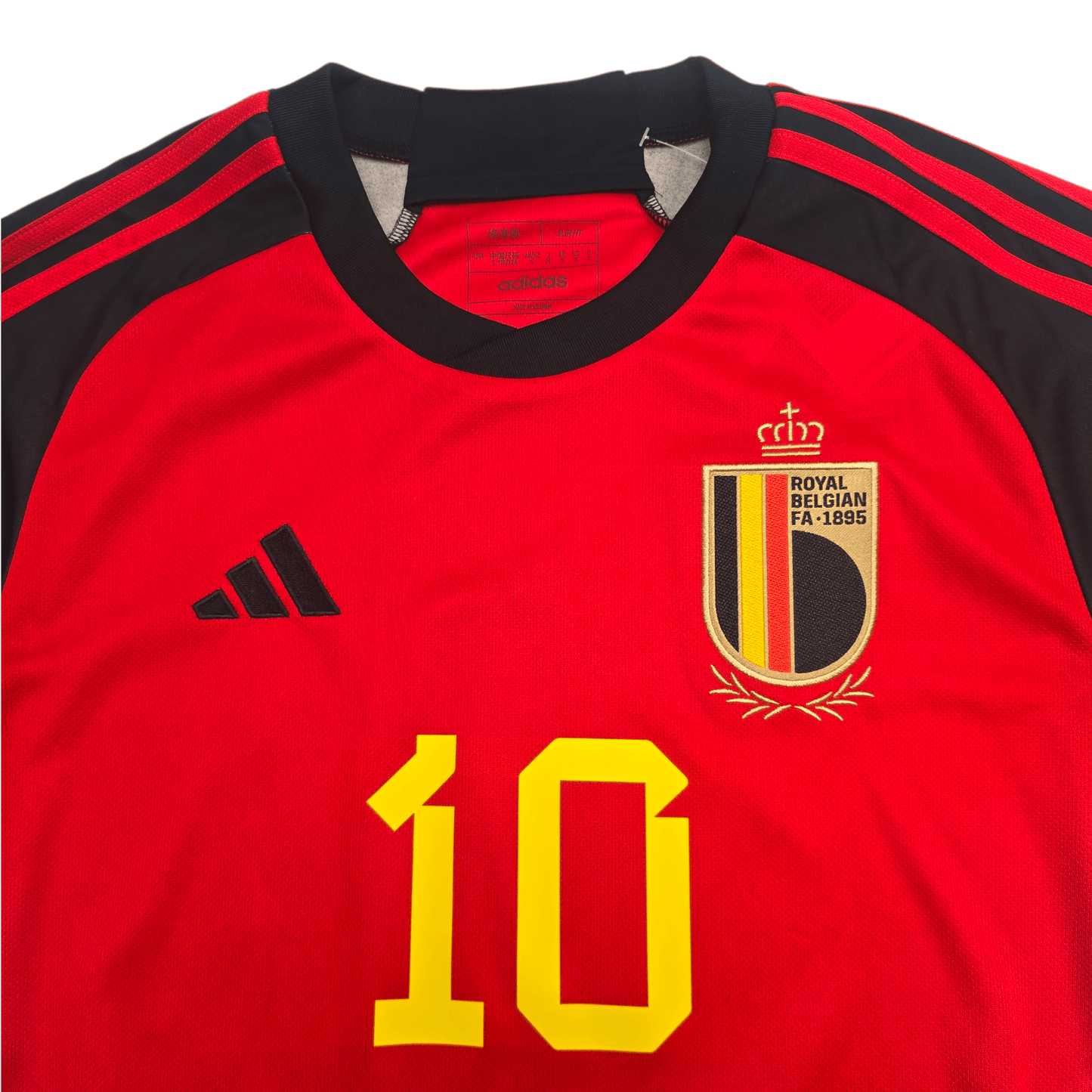 2022/23 Belgium Home Football Shirt (S) Adidas #10 E.Hazard (BNWTs)