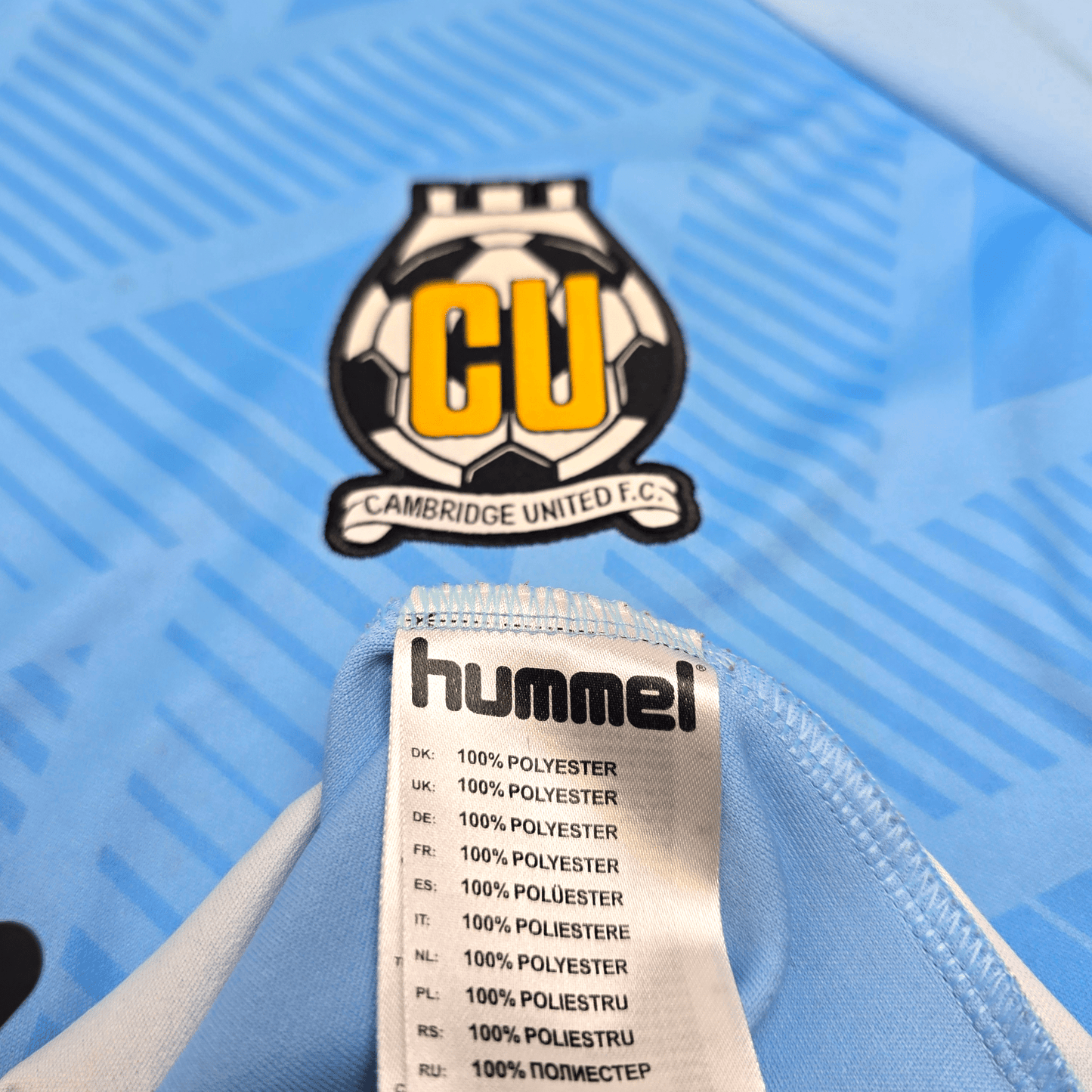 2022/23 Cambridge United Away Football Shirt (XL) Hummel #9 Ironside