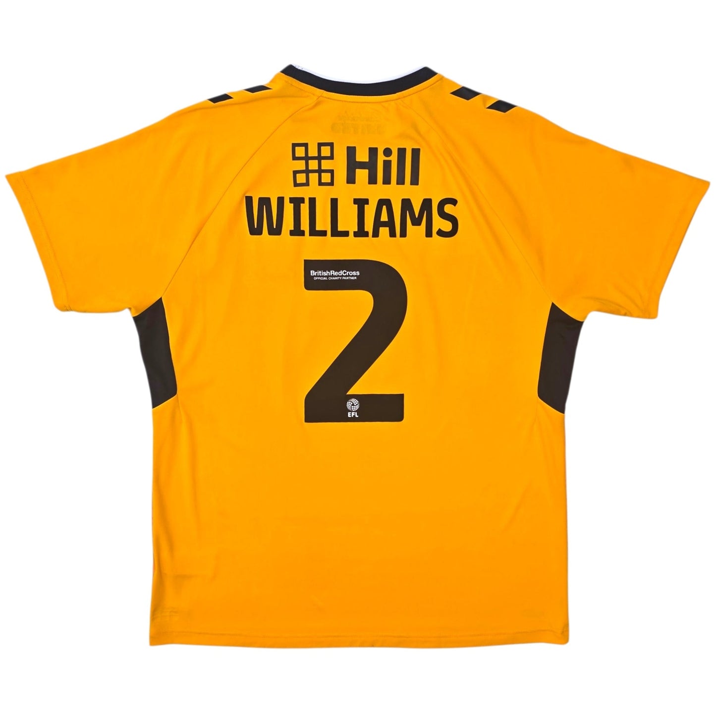 2022/23 Cambridge United Home Football Shirt (2XL) Hummel #2 Williams