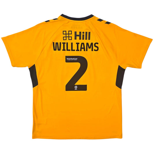 2022/23 Cambridge United Home Football Shirt (2XL) Hummel #2 Williams