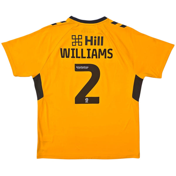 2022/23 Cambridge United Home Football Shirt (2XL) Hummel #2 Williams