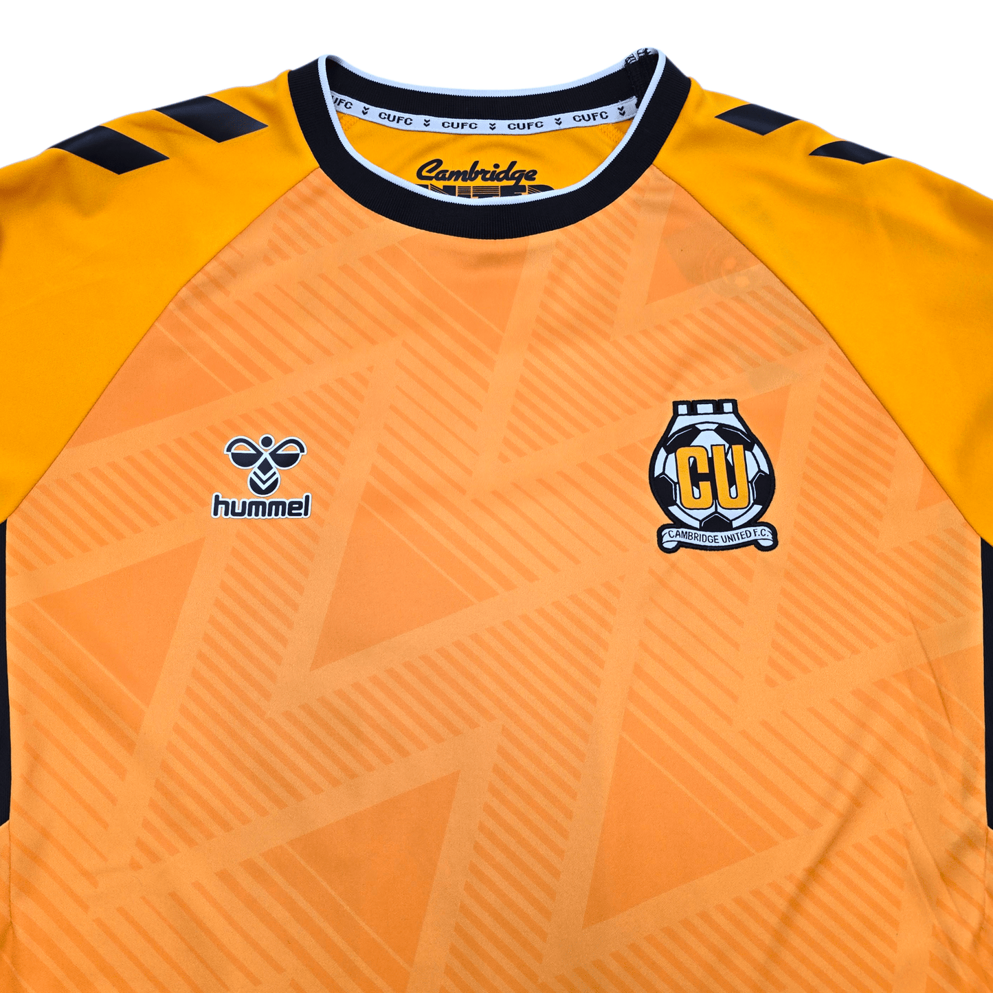 2022/23 Cambridge United Home Football Shirt (M) Hummel #11 Dunk