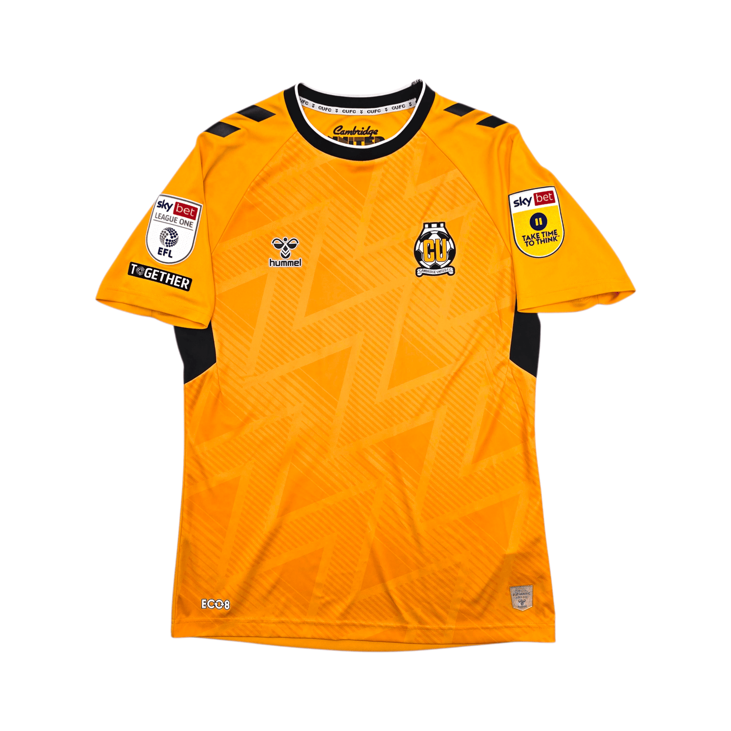 2022/23 Cambridge United Home Football Shirt (M) Hummel #11 Dunk