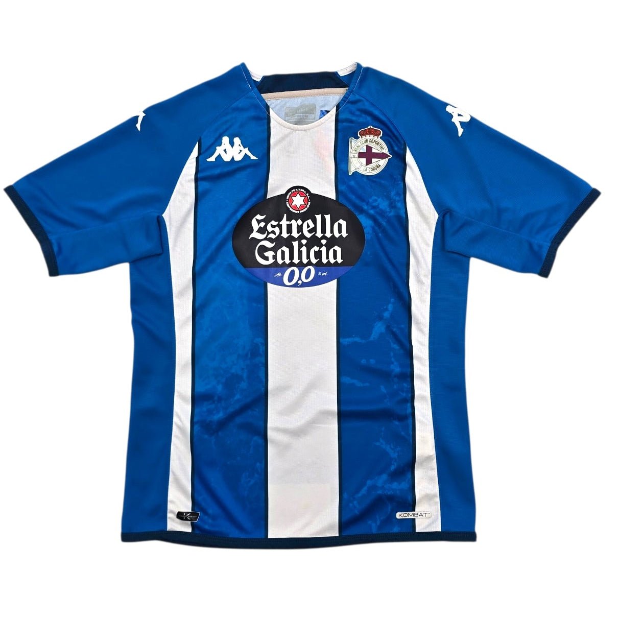 2022/23 Deportivo La Coruna Home Football Shirt (M) Kappa #4 Alex.B