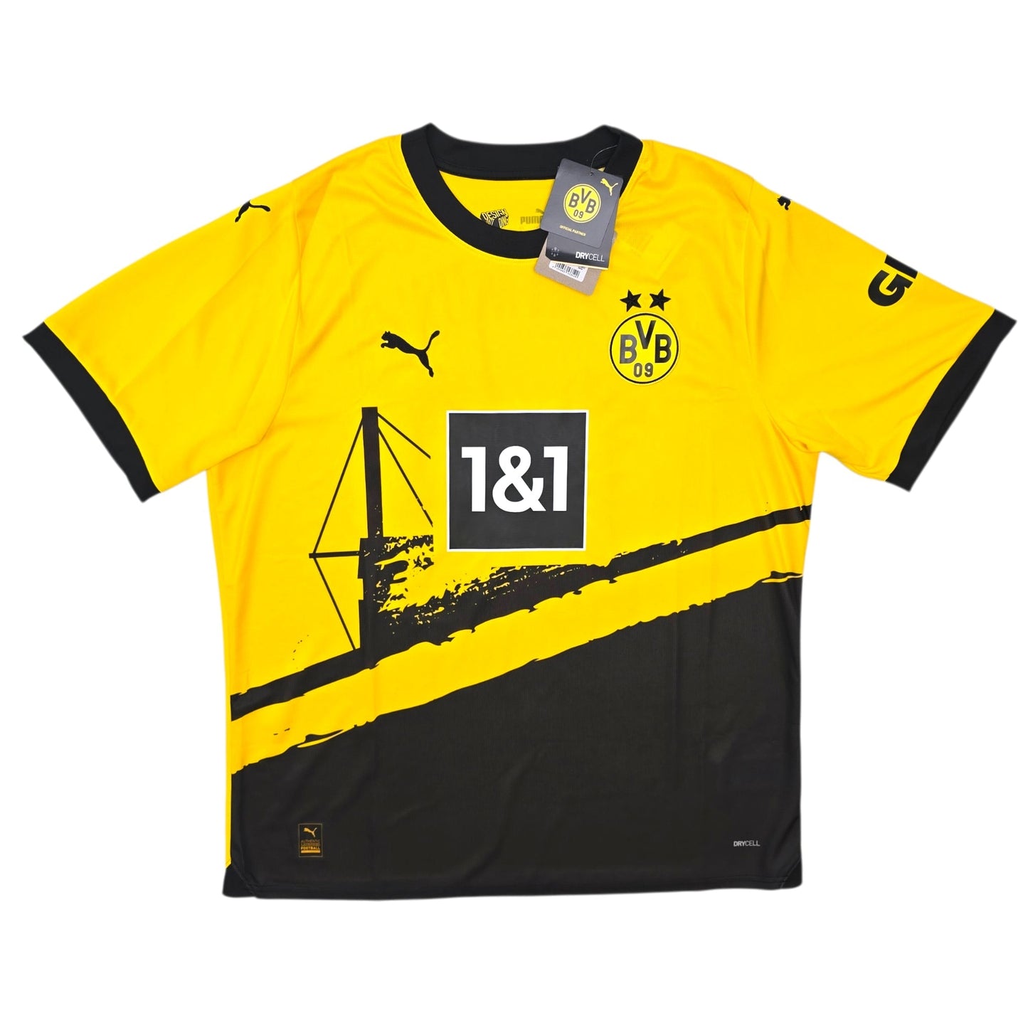 2022/23 Dortmund Home Football Shirt (XL) Puma #19 Brandt (BNWTs)