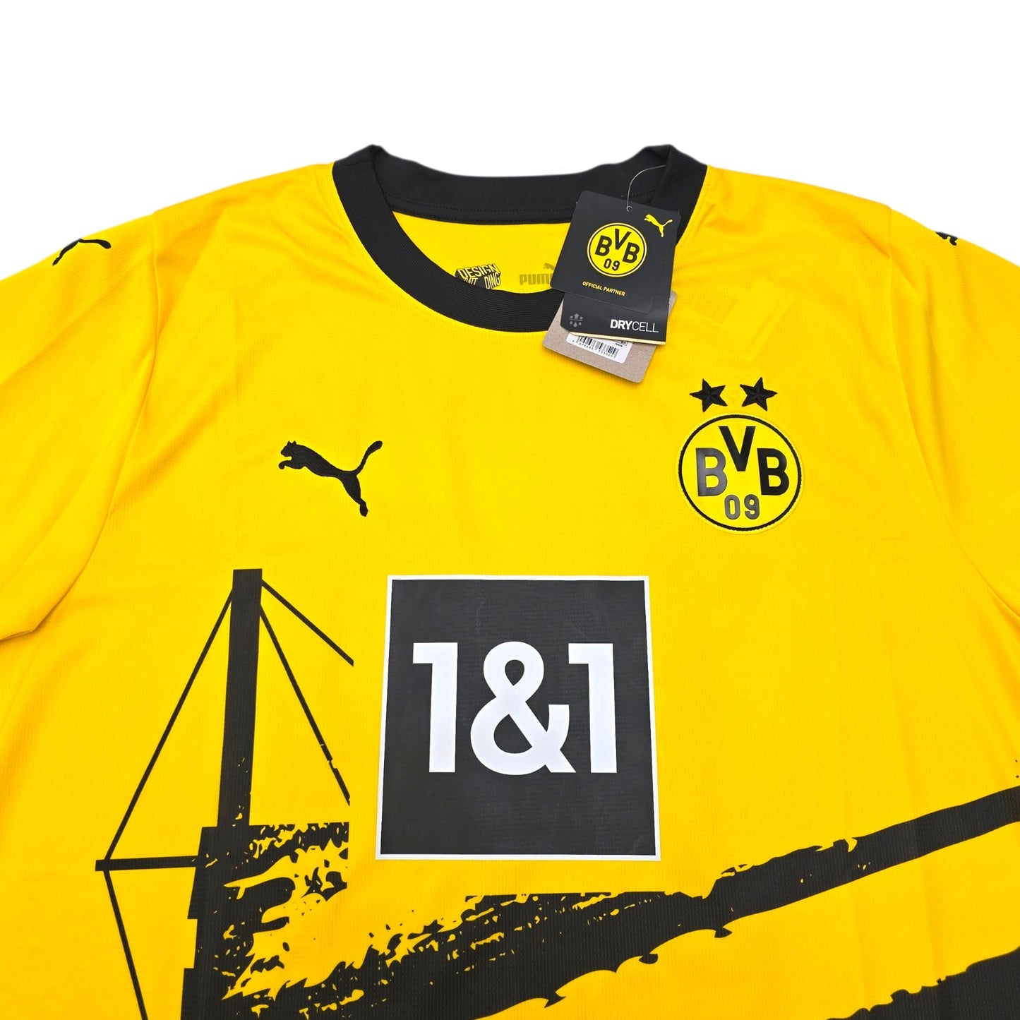 2022/23 Dortmund Home Football Shirt (XL) Puma #19 Brandt (BNWTs)