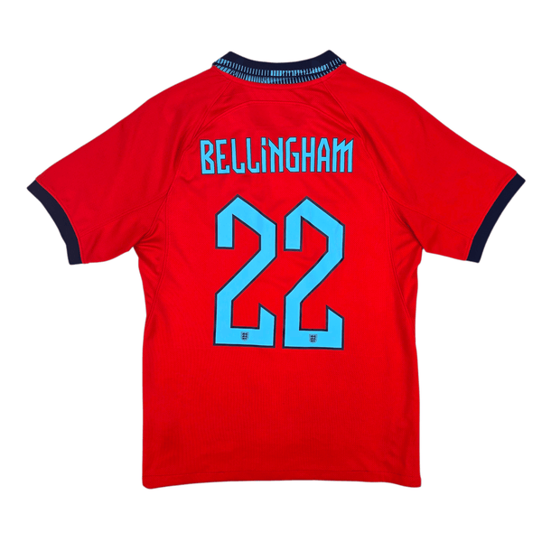 2022/23 England Away Football Shirt (S) Nike #22 Bellingham