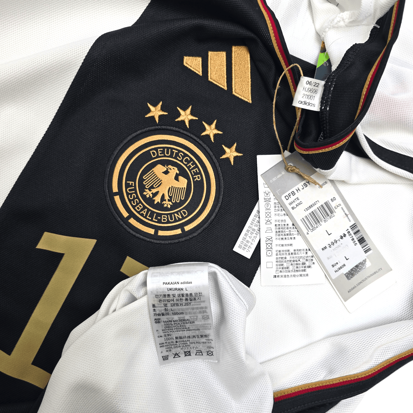 2022/23 Germany Home Football Shirt (L) Adidas #17 Wirtz (BNWTs)