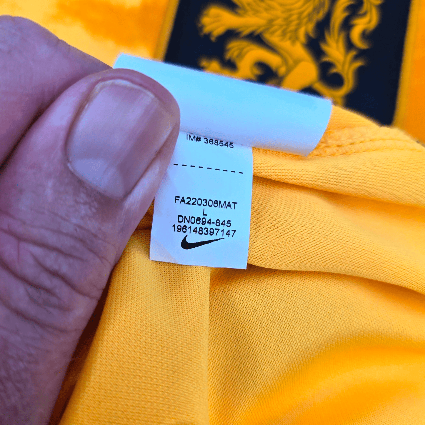 2022/23 Holland Home Football Shirt (L) Nike #8 Wijnaldum