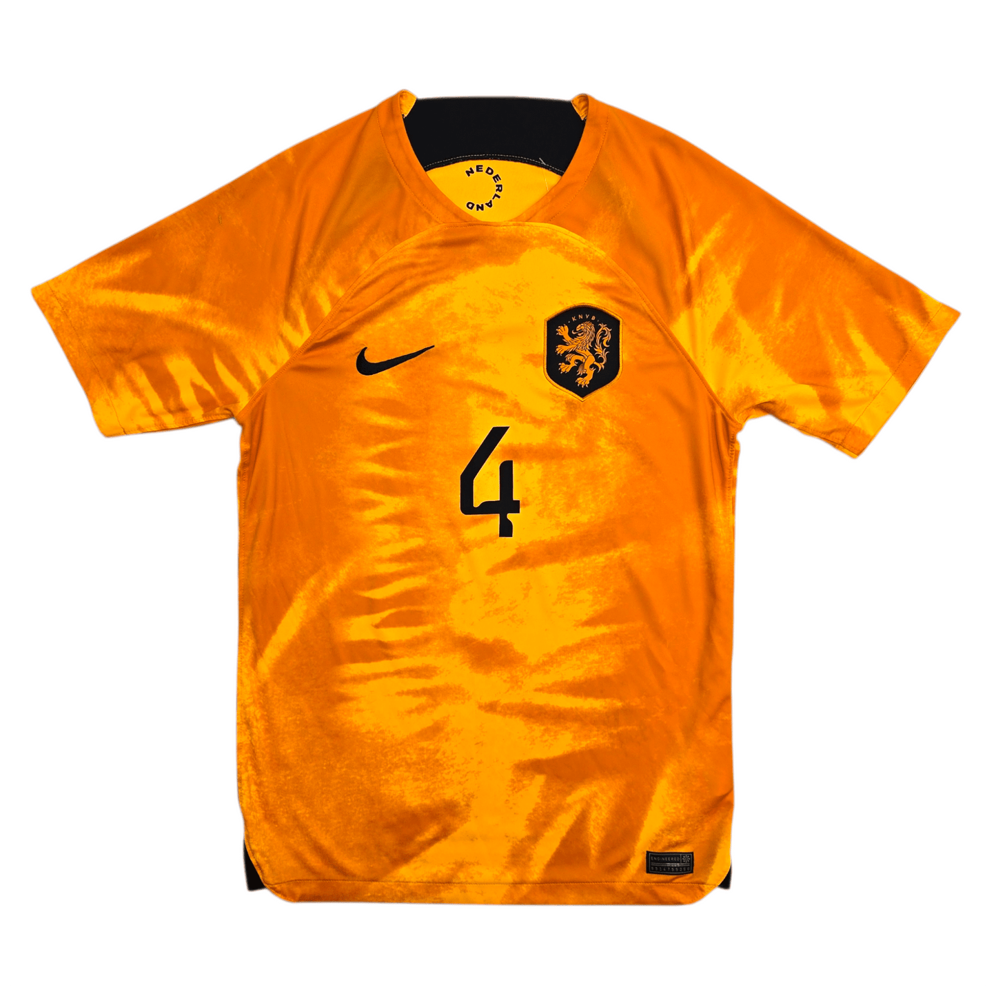 2022/23 Holland Home Football Shirt (S) Nike #4 Virgil