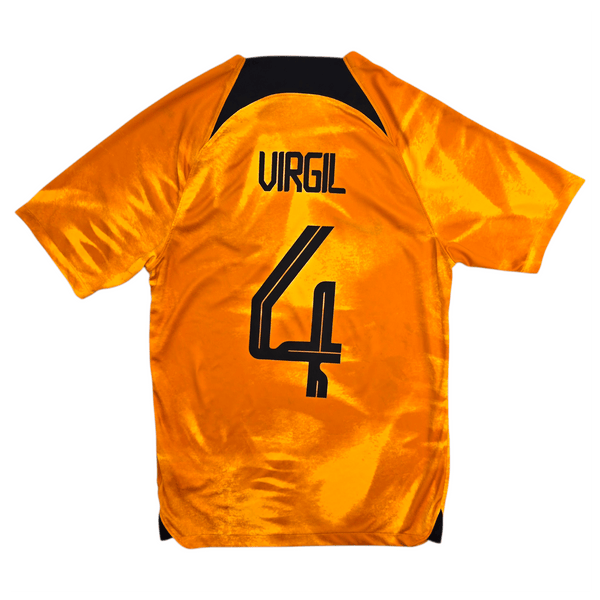 2022/23 Holland Home Football Shirt (S) Nike #4 Virgil