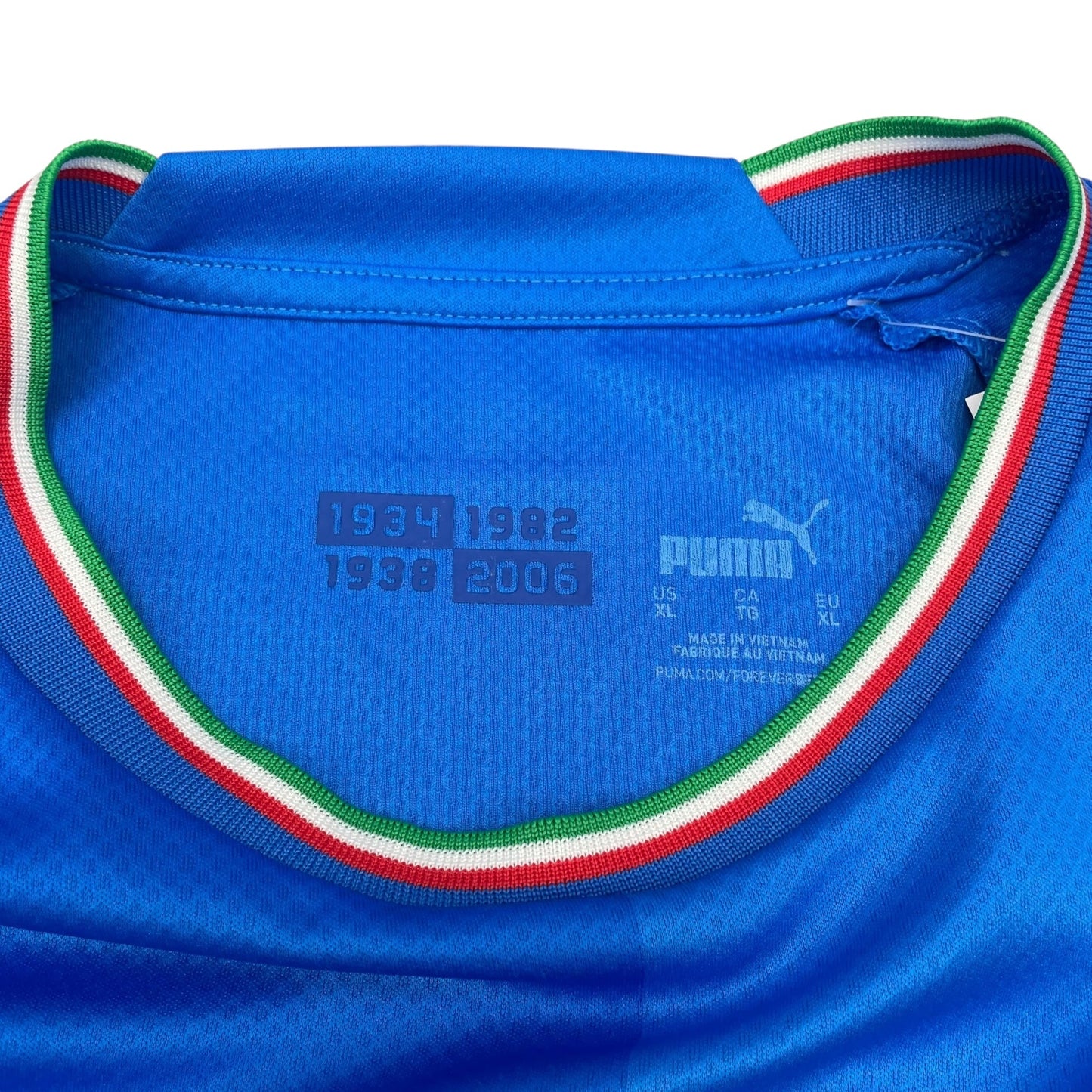 2022/23 Italy Home Football Shirt (XL) Puma #19 Bonucci