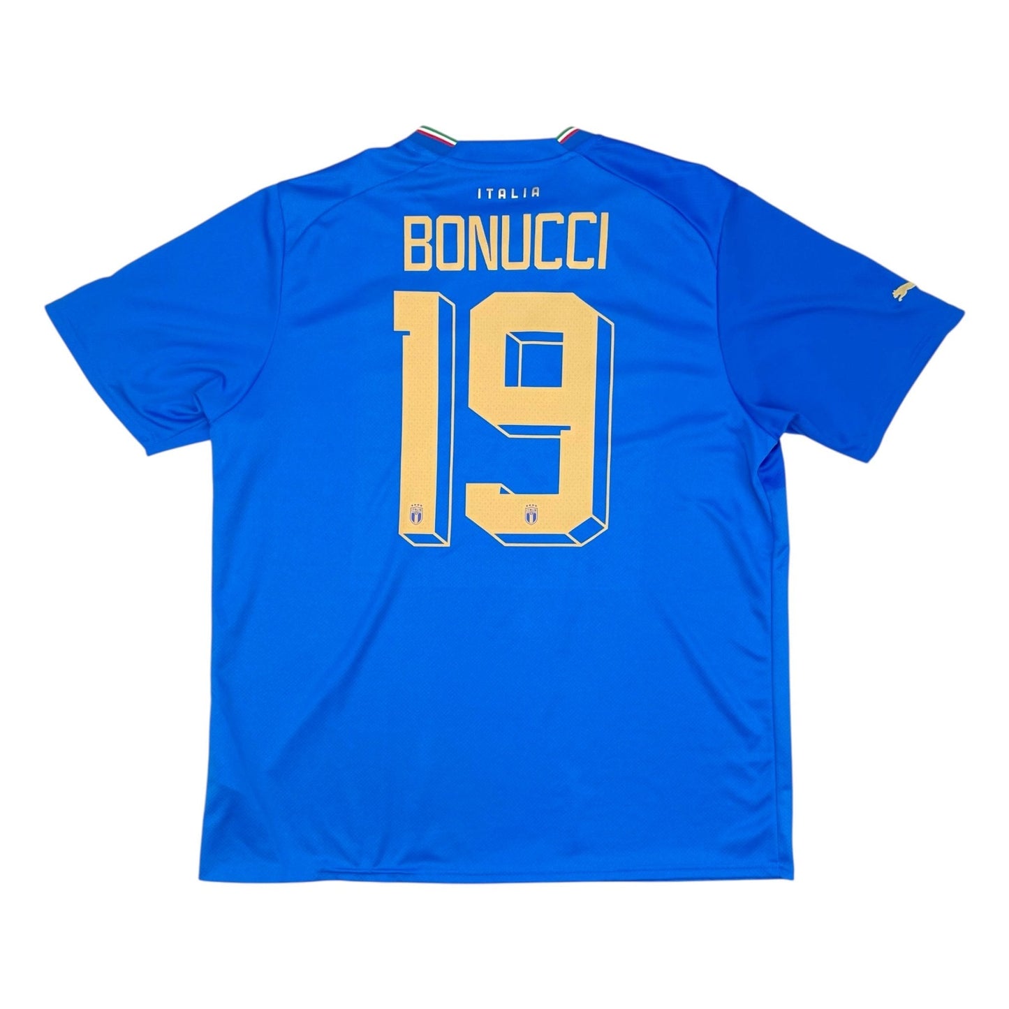 2022/23 Italy Home Football Shirt (XL) Puma #19 Bonucci