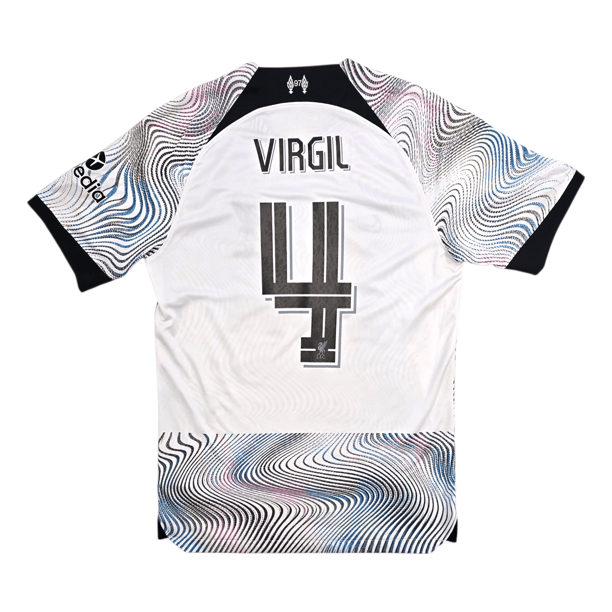 2022/23 Liverpool Away Football Shirt (S) Nike #4 Virgil