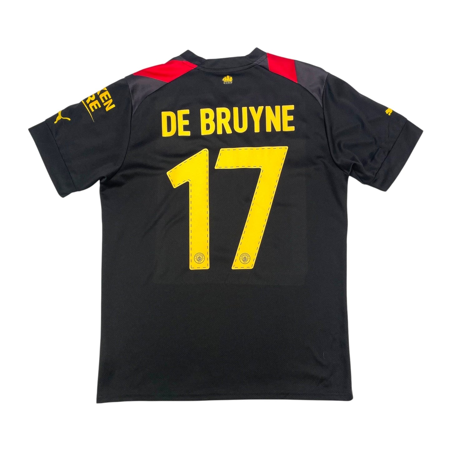 2022/23 Manchester City Away Football Shirt (M) Puma #17 De Bruyne