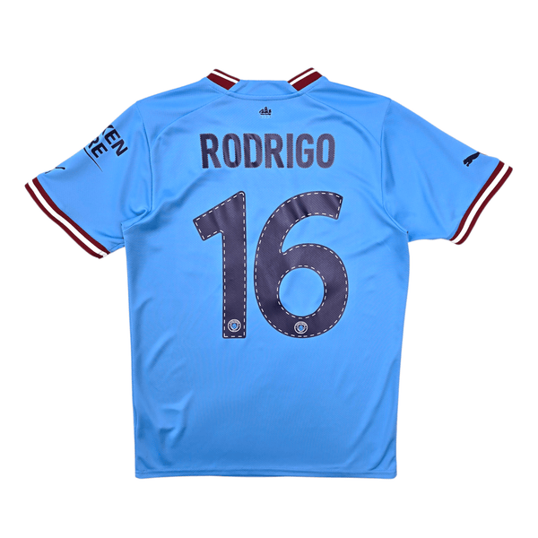 2022/23 Manchester City Home Football Shirt (S) Puma #16 Rodri