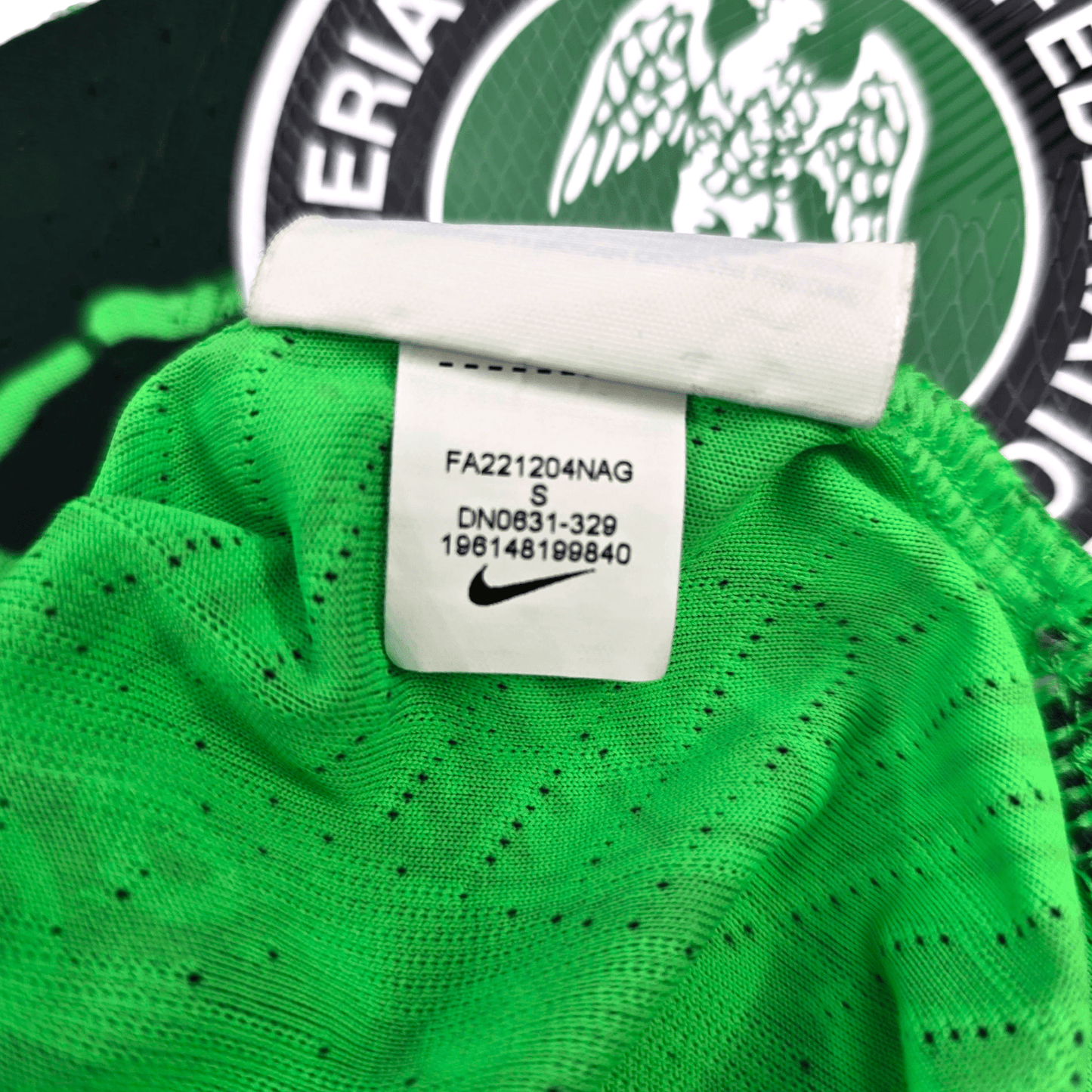 2022/23 Nigeria Home Football Shirt (S) Nike #9 Osimhen (Player Version)