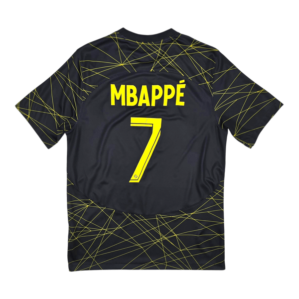 2022/23 PSG Fourth Football Shirt (M) Jordan #7 Mbappe