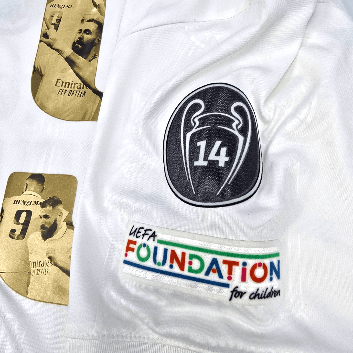 2022/23 Real Madrid Home Football Shirt (L) Adidas #9 Benzema (BNWTs)