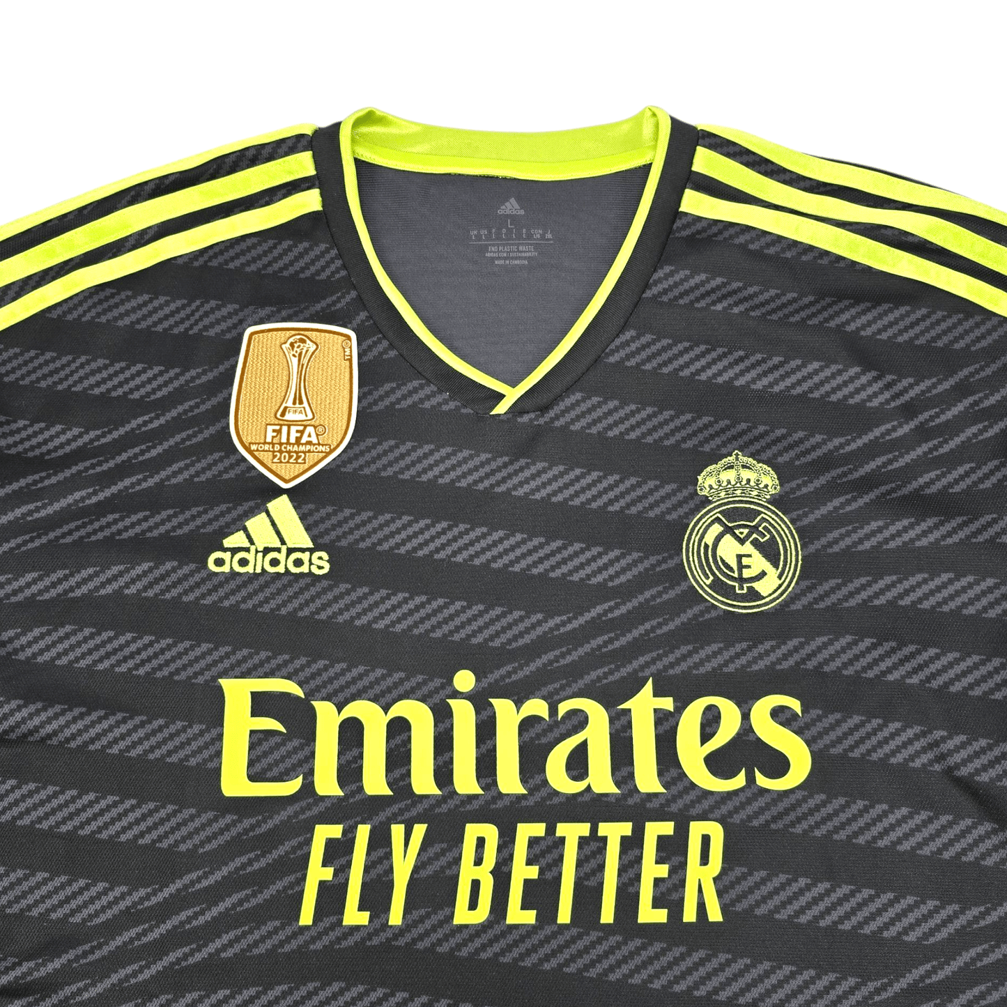 2022/23 Real Madrid Third Football Shirt (L) Adidas #9 Benzema