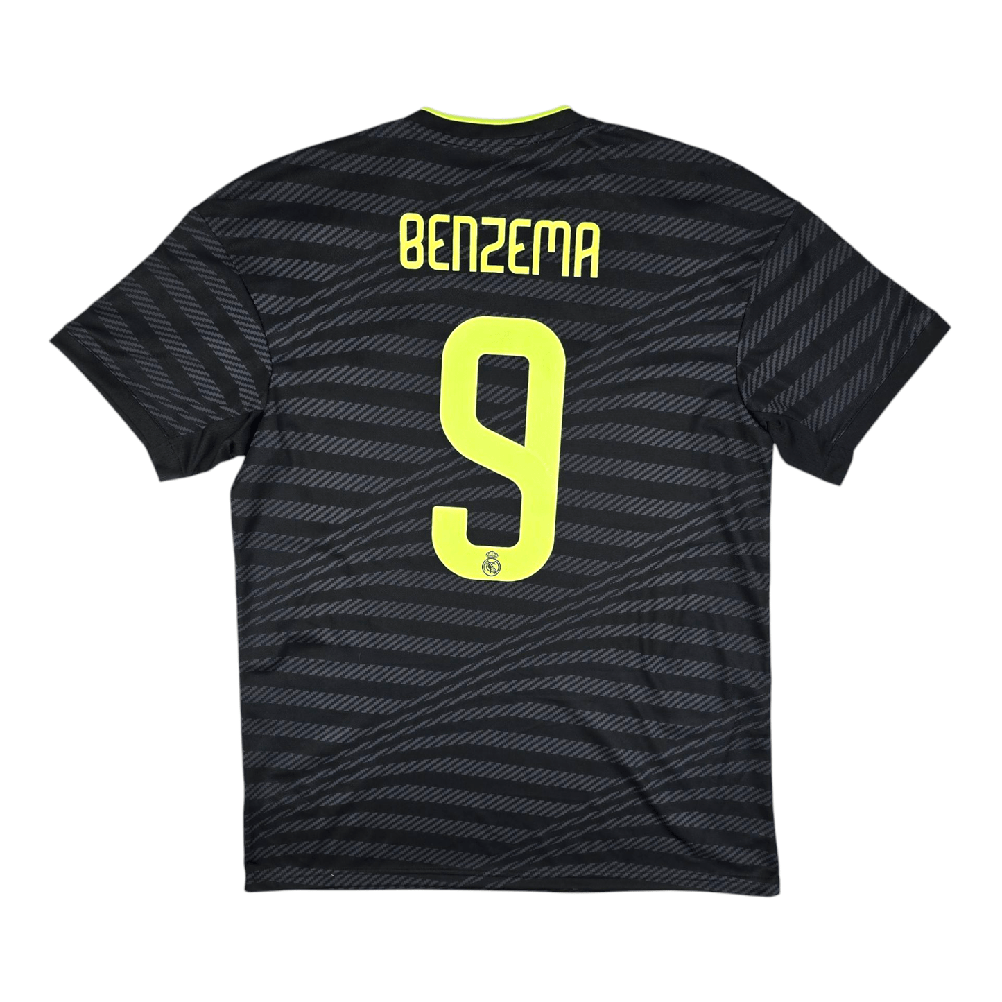 2022/23 Real Madrid Third Football Shirt (L) Adidas #9 Benzema