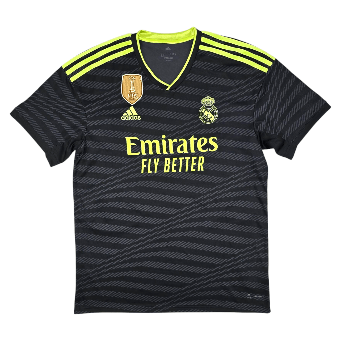2022/23 Real Madrid Third Football Shirt (L) Adidas #9 Benzema