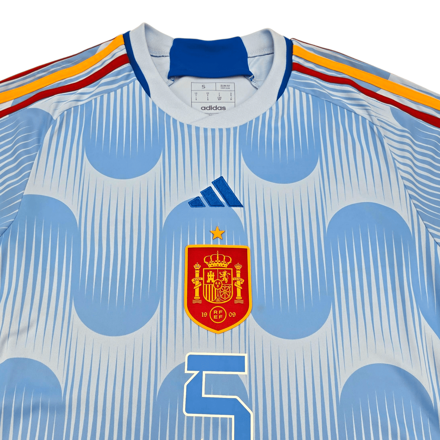 2022/23 Spain Away Football Shirt (S) Adidas #5 Sergio (Busquets)
