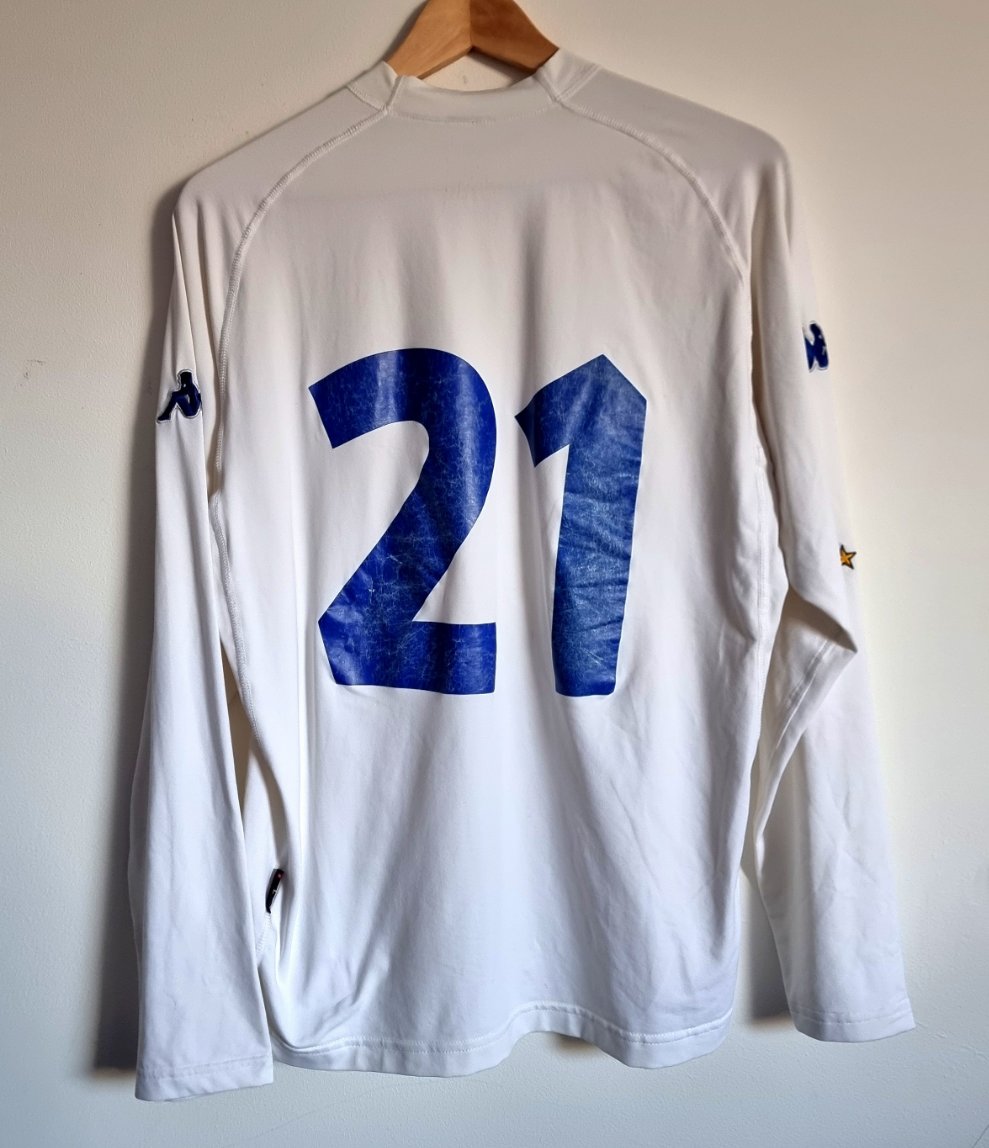 Kappa Italy 00/02 Long Sleeve Away Shirt Large