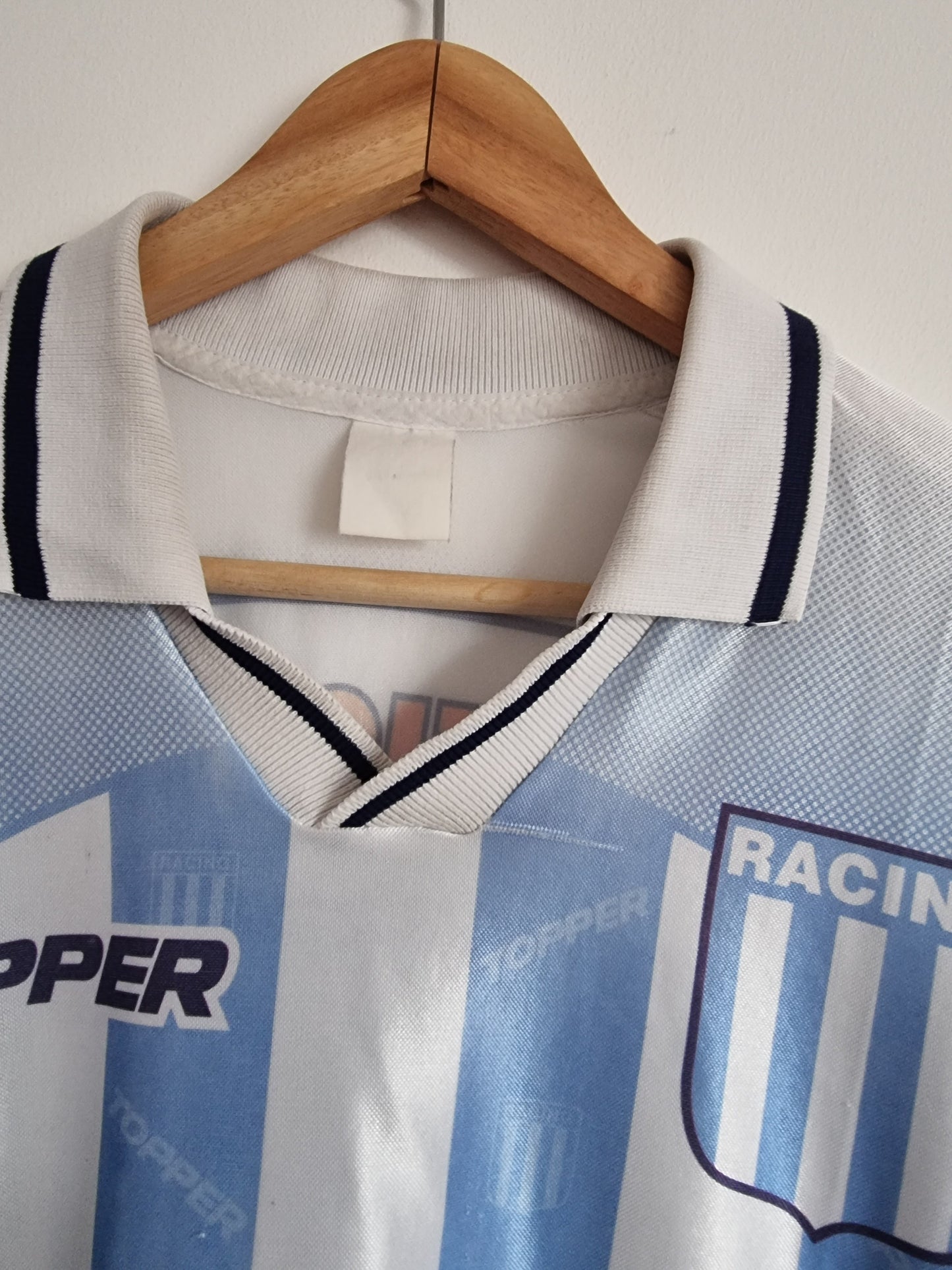 Topper Racing Club 95/96 Long Sleeve Home Shirt Large