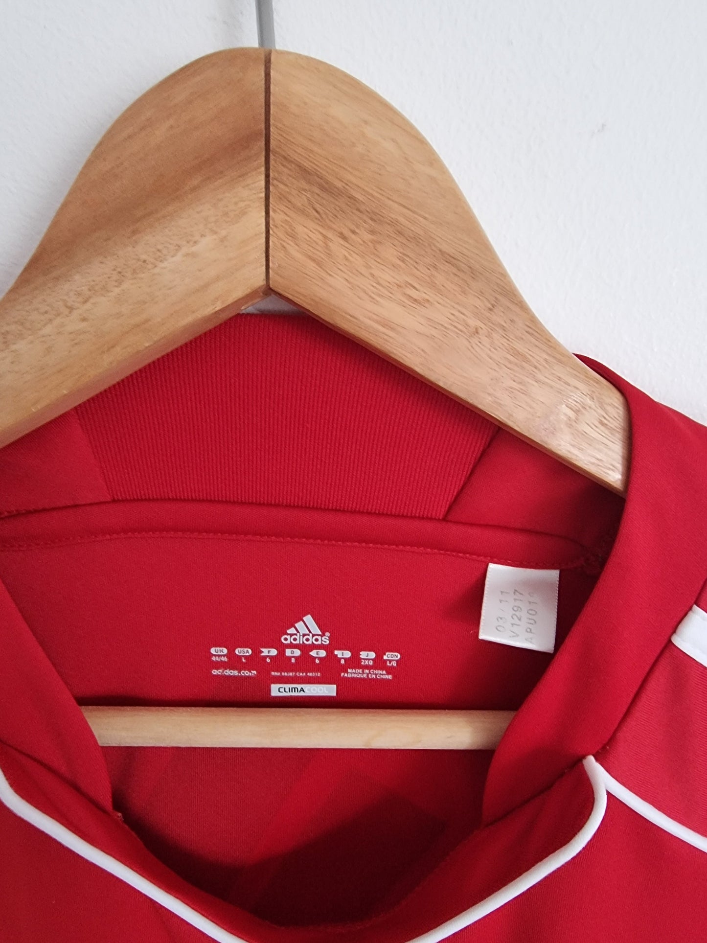Adidas Bayern Munich 10/11 Training Shirt Large